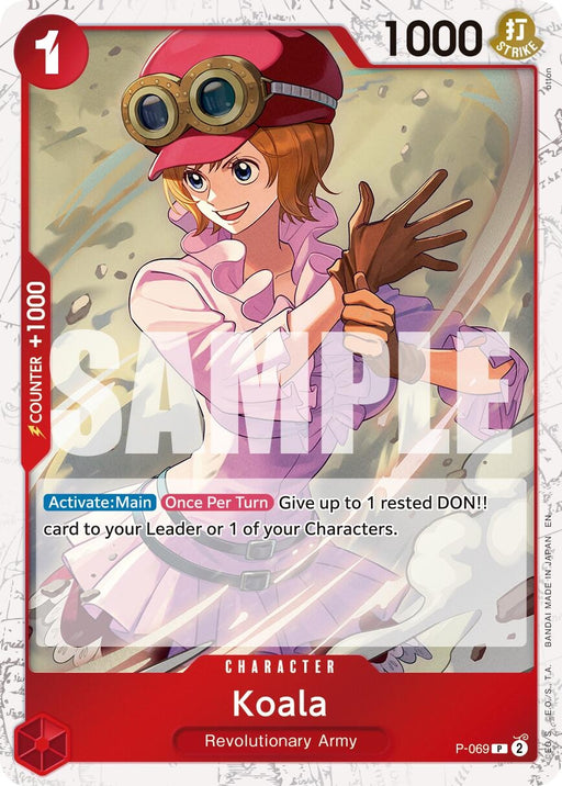 Image for Koala (Pirate Foil) (P-069) (Foil) [Premium Booster -The Best- Vol. 2] - One Piece Card Game