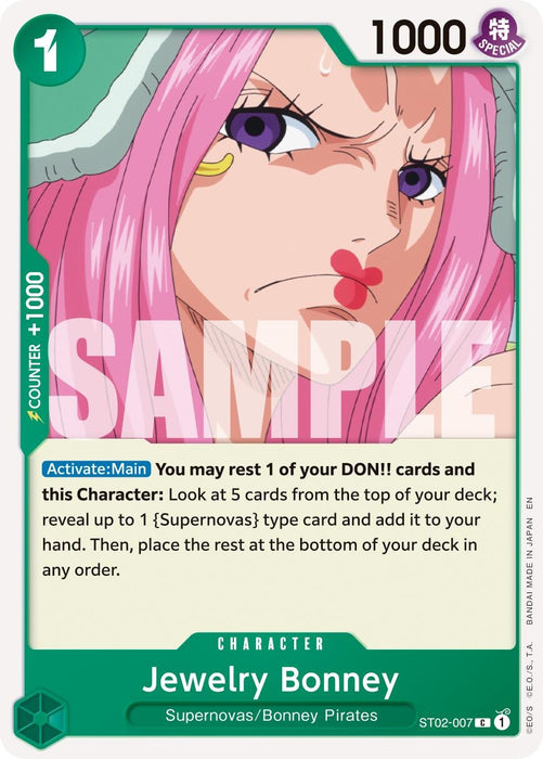 Image for Jewelry Bonney - ST02-007 (Reprint) (ST02-007) [Premium Booster -The Best- Vol. 2] - One Piece Card Game