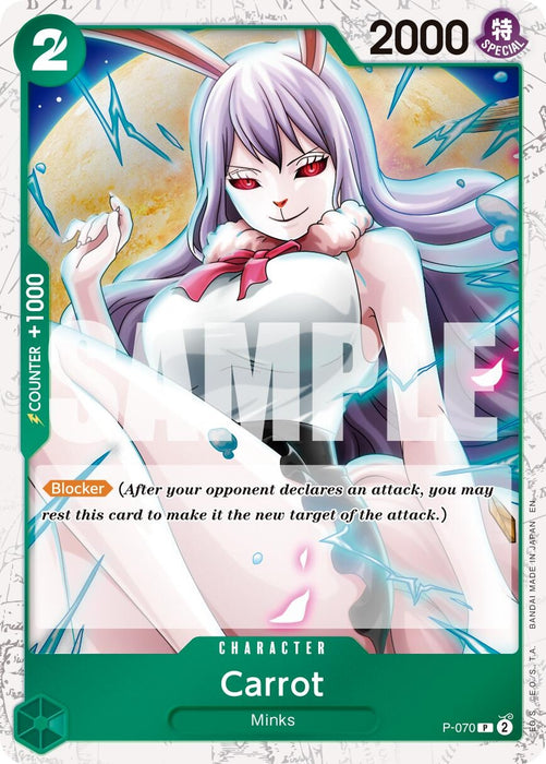Image for Carrot - P-070 (Pirate Foil) (P-070) (Foil) [Premium Booster -The Best- Vol. 2] - One Piece Card Game