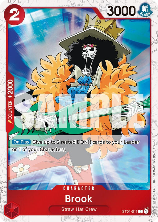 Image for Brook - ST01-011 (Pirate Foil) (ST01-011) (Foil) [Premium Booster -The Best- Vol. 2] - One Piece Card Game