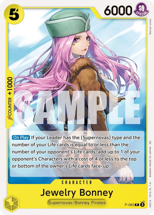 Image for Jewelry Bonney - P-085 (Reprint) (P-085) [Premium Booster -The Best- Vol. 2] - One Piece Card Game