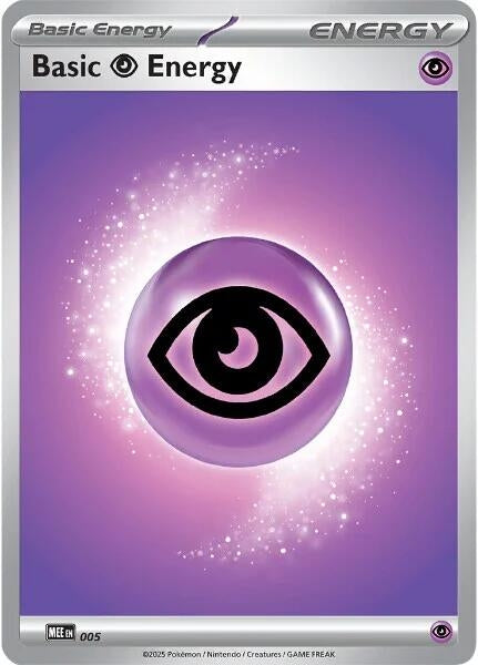 Image for Basic Psychic Energy - 005 (5) (Reverse Holofoil) [MEE: Mega Evolution Energies] - Pokemon