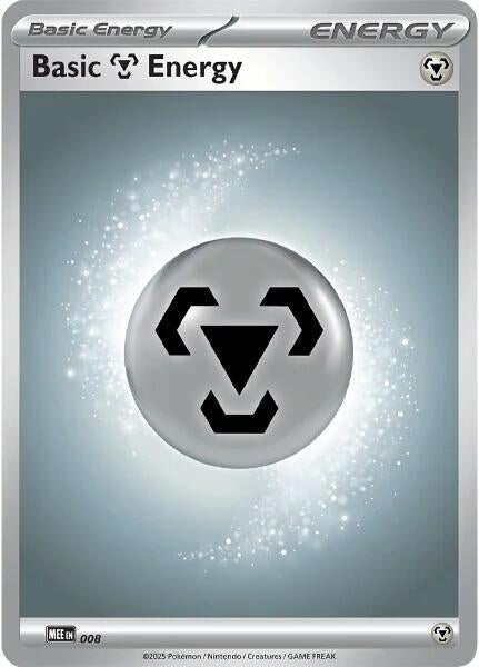 Image for Basic Metal Energy - 008 (8) (Reverse Holofoil) [MEE: Mega Evolution Energies] - Pokemon
