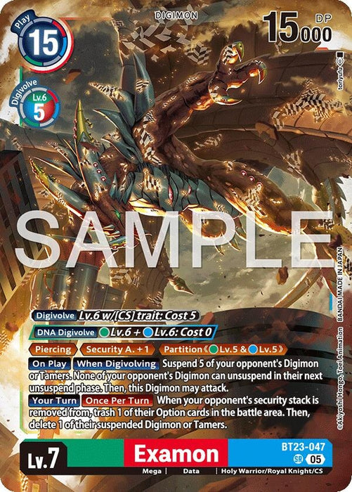 Examon (BT23-047SR) (Foil) [Hackers' Slumber]
