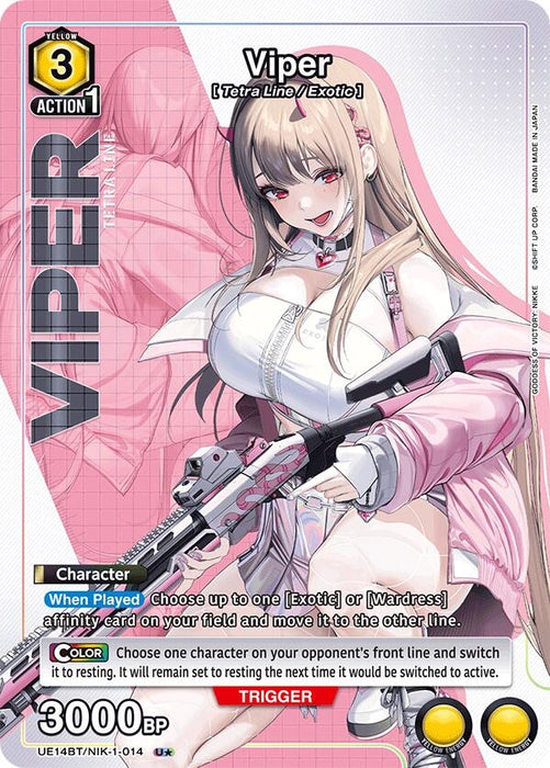 Viper (014) (U*) (UE14BT/NIK-1-014) (Foil) [UE14BT: GODDESS OF VICTORY: NIKKE]