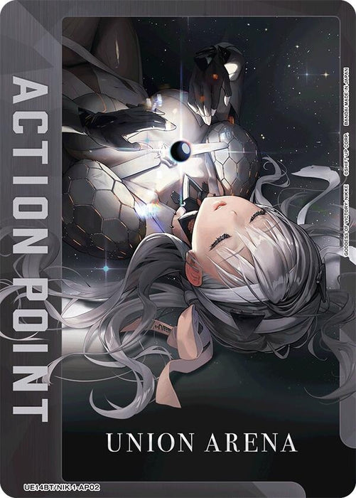 Action Point Card (AP02) (UE14BT/NIK-1-AP02) (Foil) [UE14BT: GODDESS OF VICTORY: NIKKE]