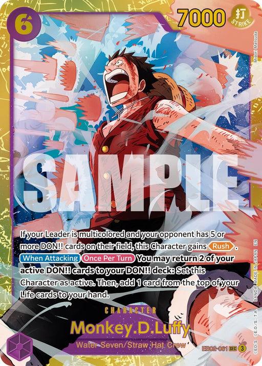 Image for Monkey.D.Luffy - EB02-061 (Reprint) (EB02-061) (Foil) [Premium Booster -The Best- Vol. 2] - One Piece Card Game