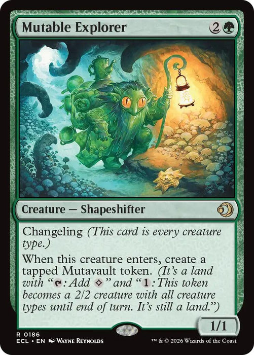 Image for Mutable Explorer (186) (Foil) [Lorwyn Eclipsed] - Magic: The Gathering