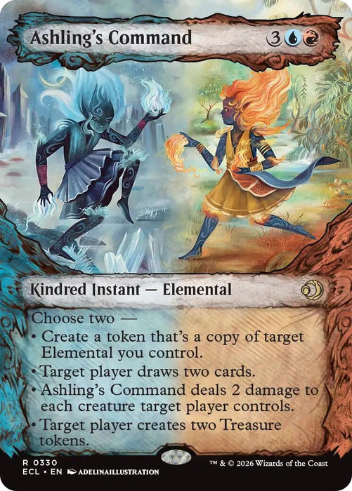 Image for Ashling's Command (Showcase) (330) (Foil) [Lorwyn Eclipsed] - Magic: The Gathering