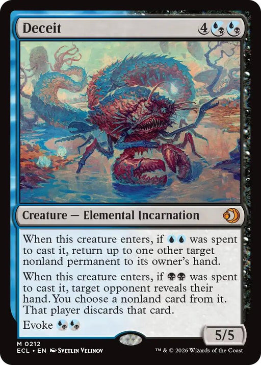 Image for Deceit (212) (Foil) [Lorwyn Eclipsed] - Magic: The Gathering