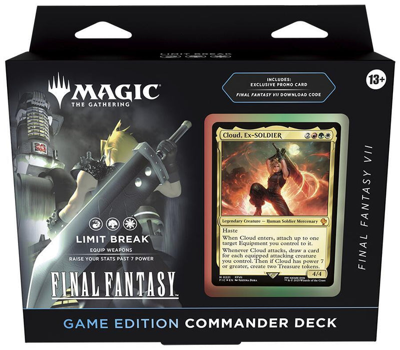 MTG Final Fantasy Commander Deck - FINAL FANTASY VII Limit Break (Game Edition)
