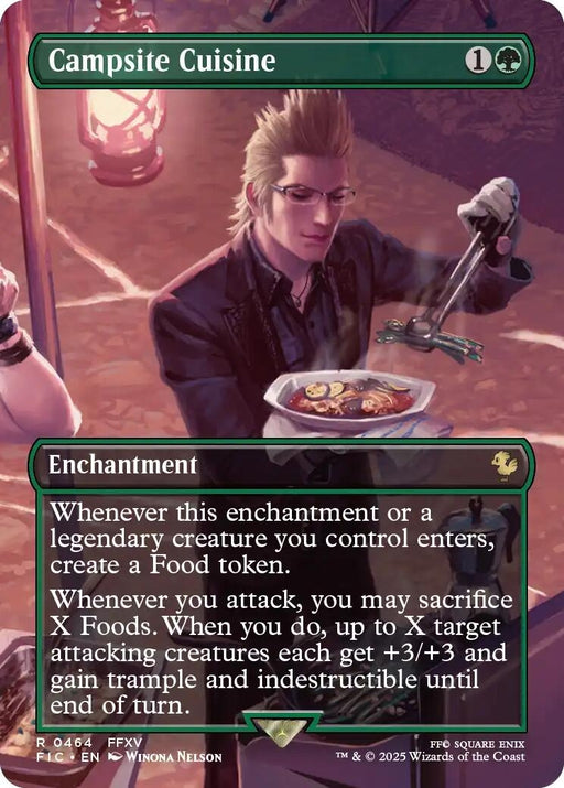 Image for Campsite Cuisine (Borderless) (464) (Foil) [FINAL FANTASY] - Magic: The Gathering