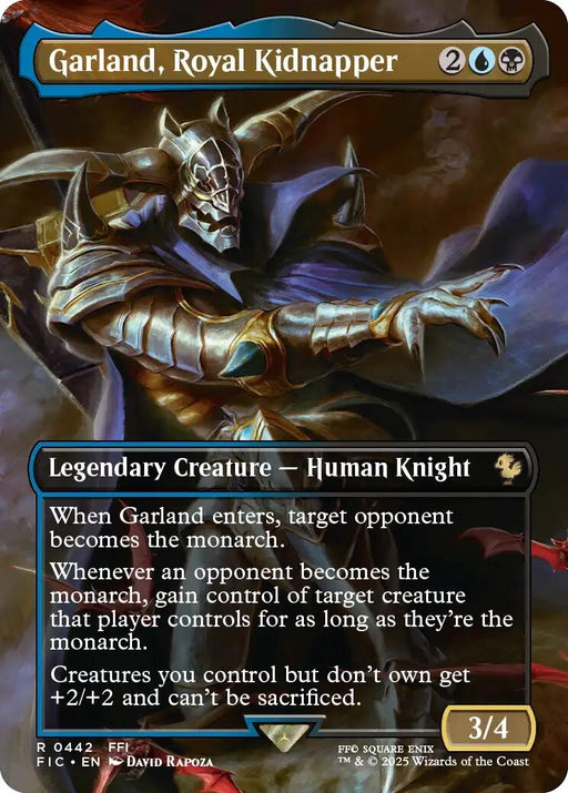 Image for Garland, Royal Kidnapper (Borderless) (442) [FINAL FANTASY] - Magic: The Gathering