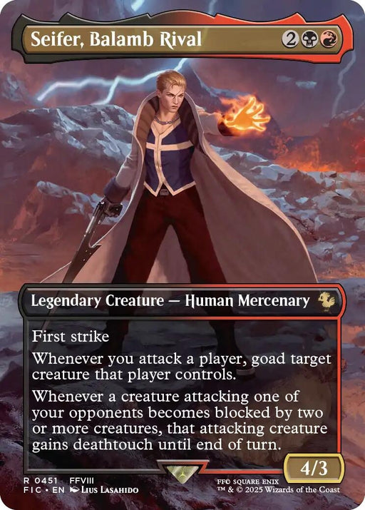 Image for Seifer, Balamb Rival (Borderless) (451) [FINAL FANTASY] - Magic: The Gathering