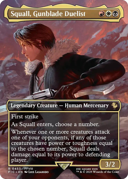 Image for Squall, Gunblade Duelist (Borderless) (453) [FINAL FANTASY] - Magic: The Gathering