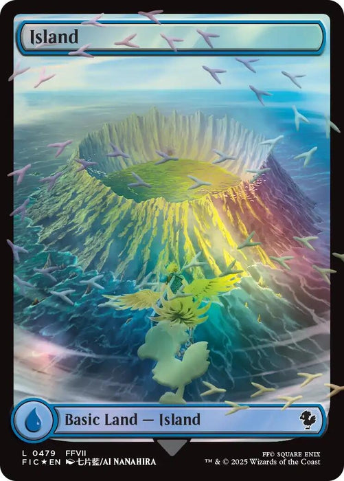Image for Island (Chocobo Track Foil) (479) (Foil) [FINAL FANTASY] - Magic: The Gathering
