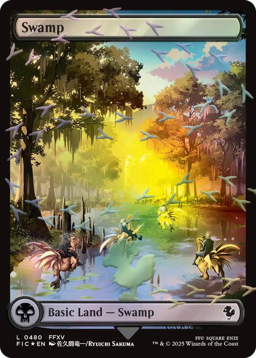 Image for Swamp (Chocobo Track Foil) (480) (Foil) [FINAL FANTASY] - Magic: The Gathering