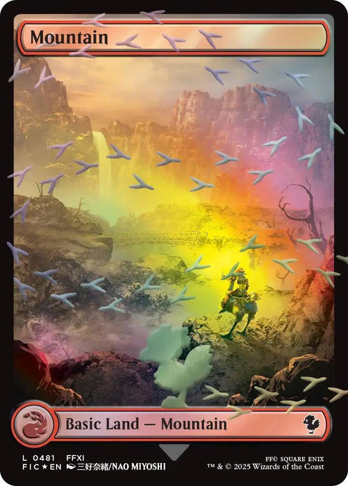 Image for Mountain (Chocobo Track Foil) (481) (Foil) [FINAL FANTASY] - Magic: The Gathering