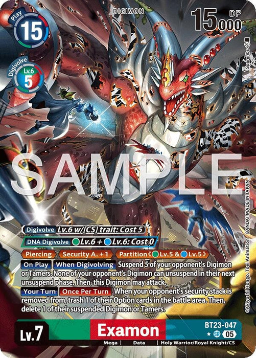Examon (Alternate Art) (BT23-047SR) (Foil) [Hackers' Slumber]