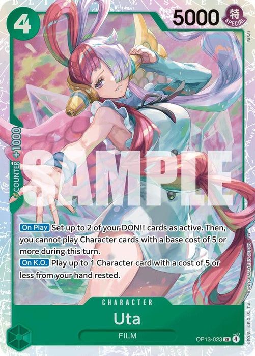 Uta (OP13-023) (Foil) [Carrying On His Will]