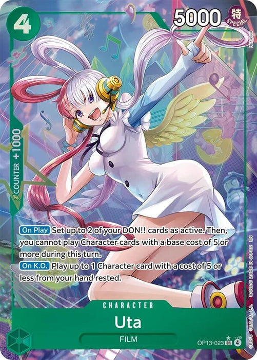 Uta (Alternate Art) (OP13-023) (Foil) [Carrying On His Will]