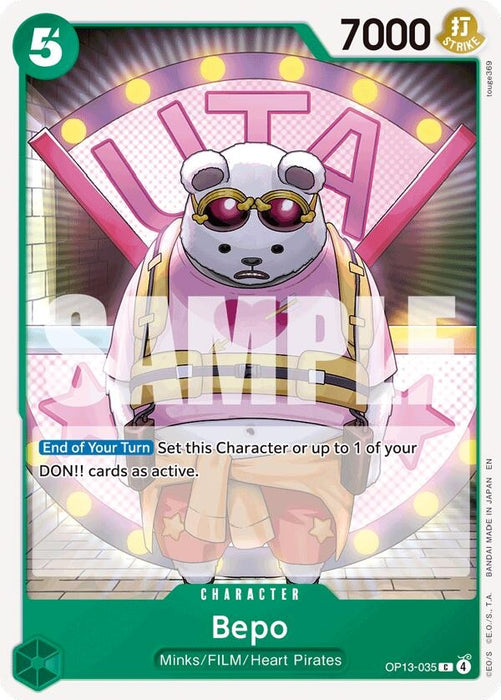 Image for Bepo (OP13-035) [Carrying On His Will] - One Piece Card Game