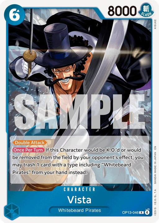 Image for Vista (OP13-046) (Foil) [Carrying On His Will] - One Piece Card Game