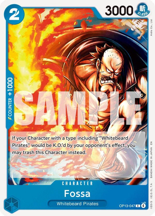 Image for Fossa (OP13-047) [Carrying On His Will] - One Piece Card Game