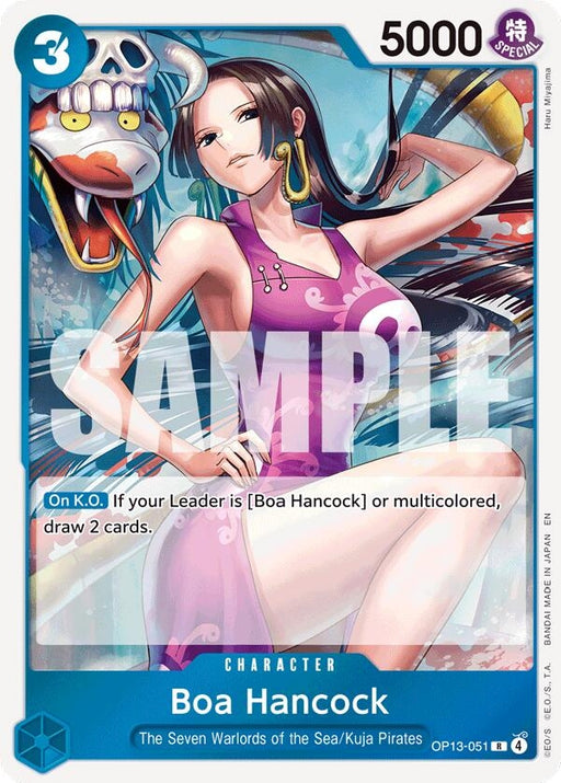 Image for Boa Hancock (OP13-051) (Foil) [Carrying On His Will] - One Piece Card Game