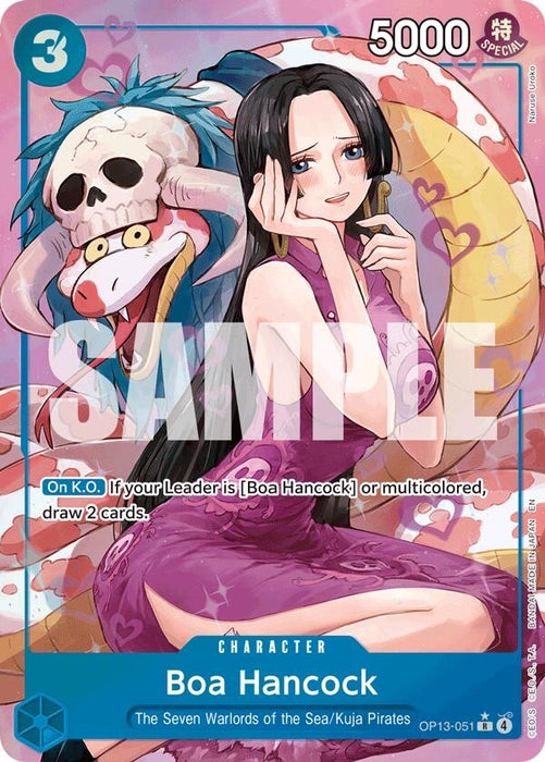 Boa Hancock (Alternate Art) (OP13-051) (Foil) [Carrying On His Will]