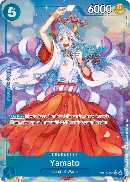 Yamato (Alternate Art) (OP13-054) (Foil) [Carrying On His Will]