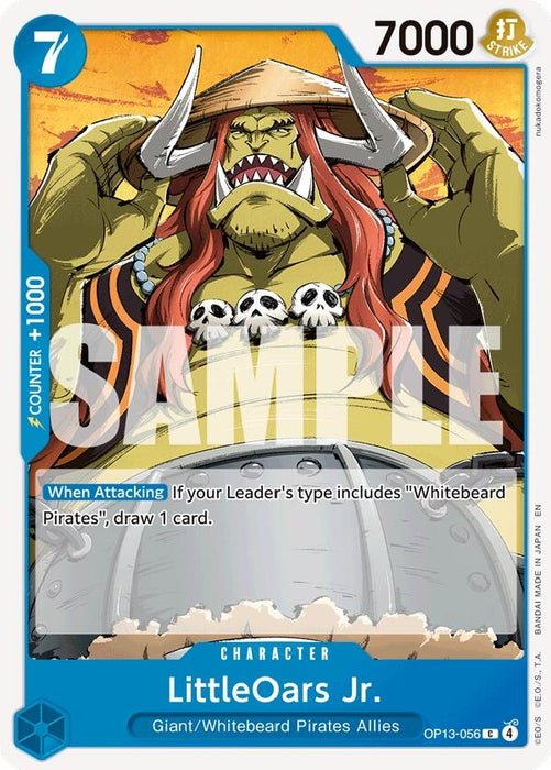 Image for LittleOars Jr. (OP13-056) [Carrying On His Will] - One Piece Card Game