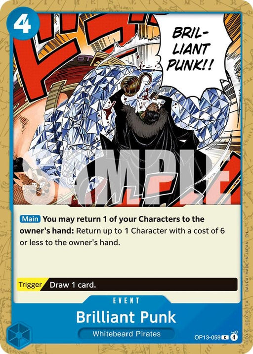 Image for Brilliant Punk (OP13-059) [Carrying On His Will] - One Piece Card Game