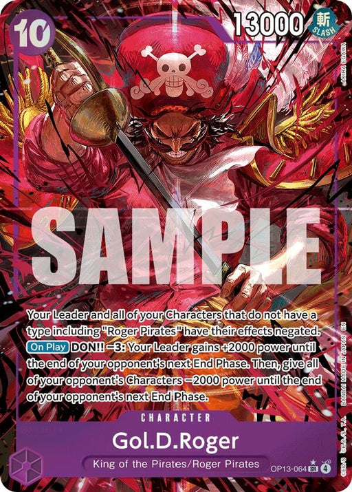 Image for Gol.D.Roger (064) (Alternate Art) (OP13-064) (Foil) [Carrying On His Will] - One Piece Card Game