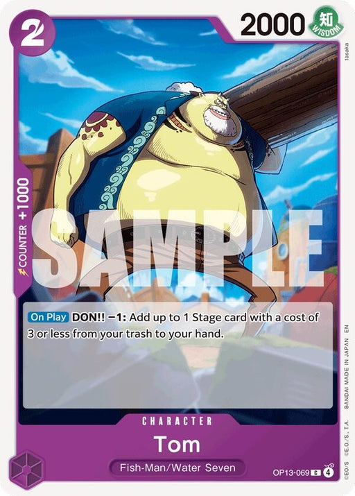 Image for Tom (OP13-069) [Carrying On His Will] - One Piece Card Game