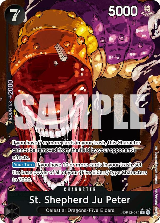 Image for St. Shepherd Ju Peter (Alternate Art) (OP13-084) (Foil) [Carrying On His Will] - One Piece Card Game