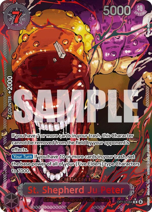 Image for St. Shepherd Ju Peter (Parallel) (OP13-084) (Foil) [Carrying On His Will] - One Piece Card Game