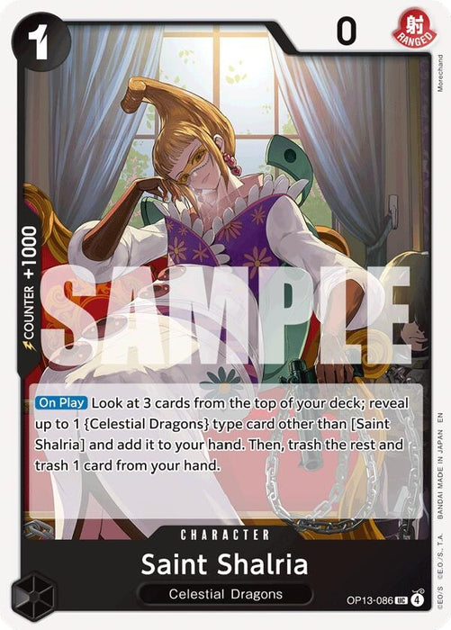Saint Shalria (OP13-086) [Carrying On His Will]