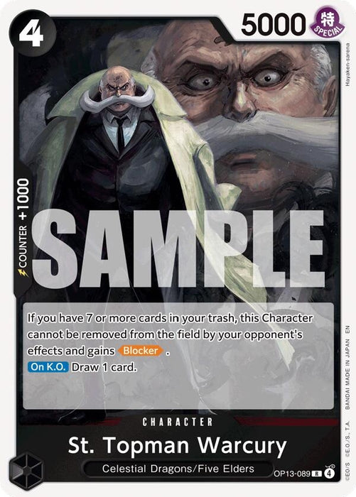 St. Topman Warcury (OP13-089) (Foil) [Carrying On His Will]