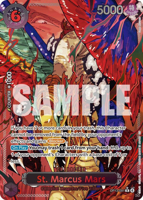 St. Marcus Mars (Parallel) (OP13-091) (Foil) [Carrying On His Will]