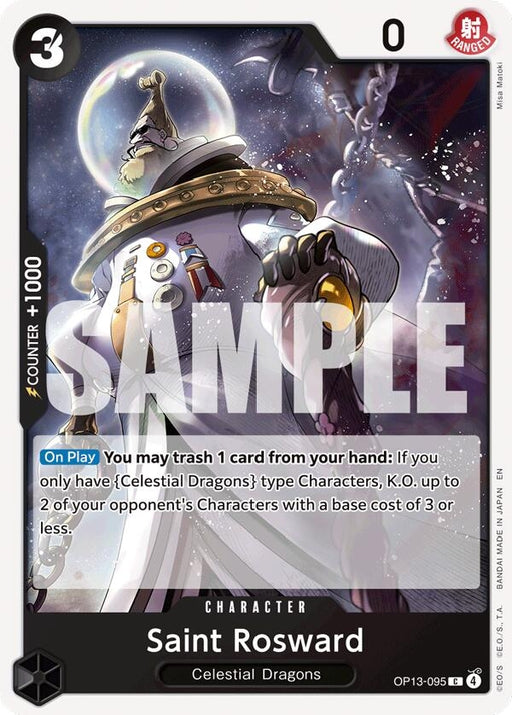 Image for Saint Rosward (OP13-095) [Carrying On His Will] - One Piece Card Game