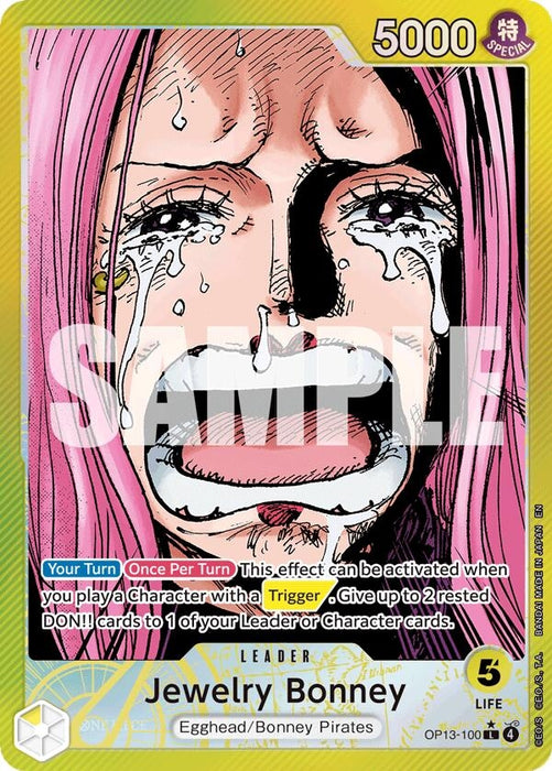 Jewelry Bonney (100) (Alternate Art) (OP13-100) (Foil) [Carrying On His Will]