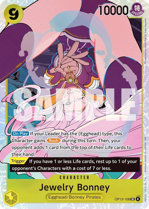Image for Jewelry Bonney (108) (OP13-108) (Foil) [Carrying On His Will] - One Piece Card Game