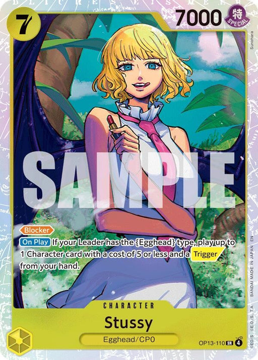 Image for Stussy (OP13-110) (Foil) [Carrying On His Will] - One Piece Card Game