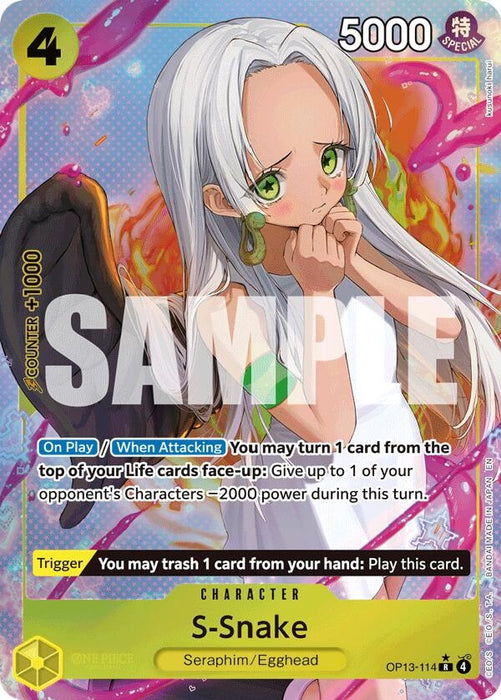S-Snake (Alternate Art) (OP13-114) (Foil) [Carrying On His Will]