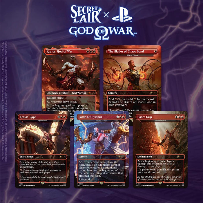 Image for Secret Lair x God of War: Greek - Non-Foil Edition - Magic: The Gathering