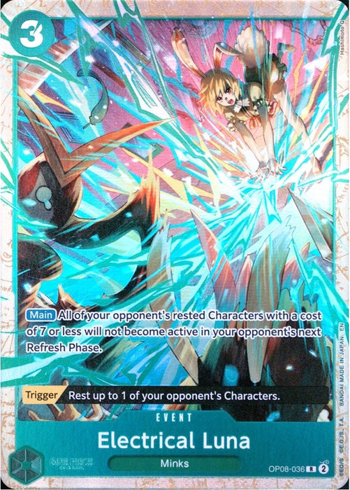 Electrical Luna (Premium Card Collection -Best Selection Vol. 5-) (OP08-036) (Foil) [One Piece Promotion Cards]