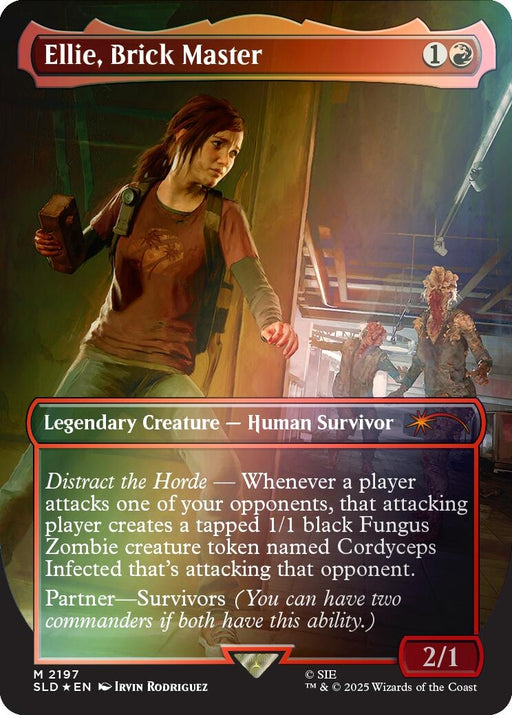 Image for Ellie, Brick Master (Rainbow Foil) (2197) (Foil) [Secret Lair Drop Series] - Magic: The Gathering