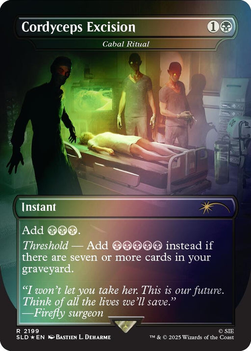 Image for Cordyceps Excision - Cabal Ritual (Rainbow Foil) (2199) (Foil) [Secret Lair Drop Series] - Magic: The Gathering