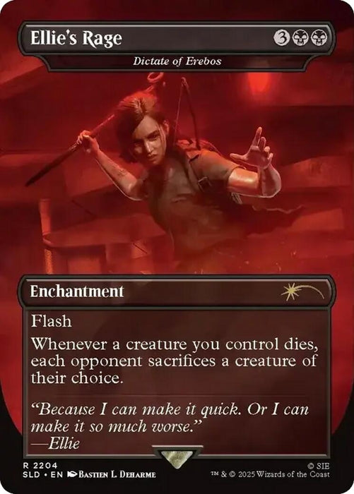 Image for Ellie's Rage - Dictate of Erebos (2204) [Secret Lair Drop Series] - Magic: The Gathering